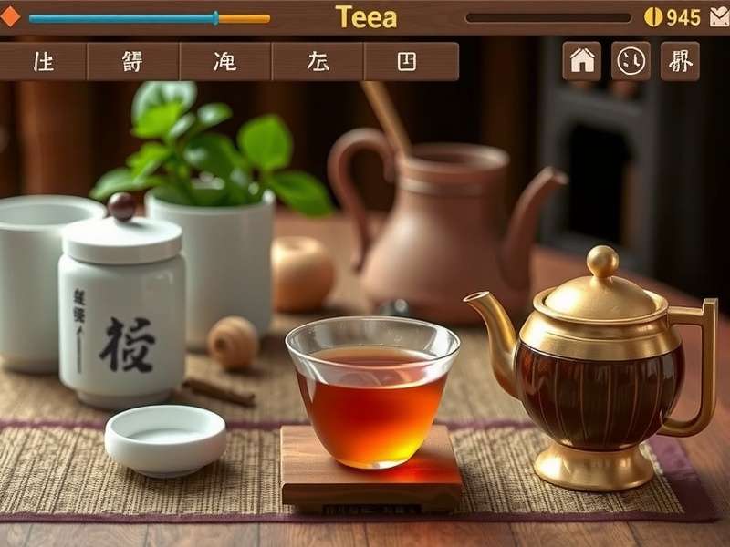 Tea Brewing in Tea Connoisseur